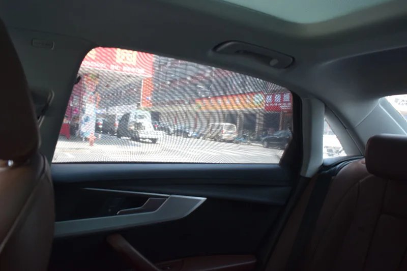 אוניברסלי רכב קדמי/אחורי צד חלון מגן שמש צל רשת כיסוי אוטומטי UV להגן על וילון צד חלון שמשיה Mesh ילד להגן